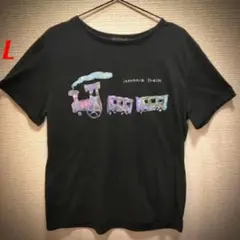 Sekai no owari かわいい汽車の絵柄Tシャツ L