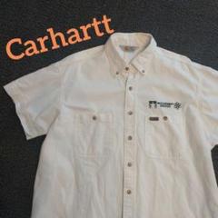 【三角タグ80年代】Carhartt ホワイト 半袖 ワークシャツ